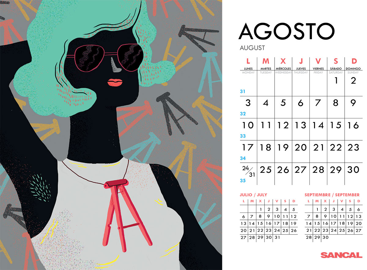 sancal calendar august 2015