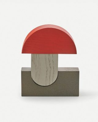 Icons ornamental wooden blocks Fly Agaric