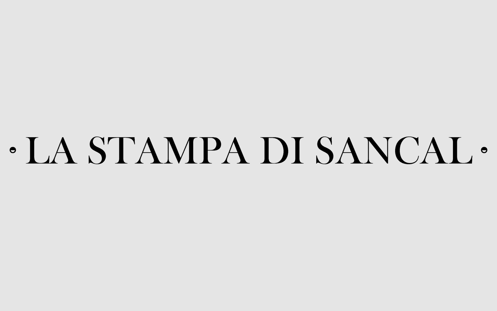 La Stampa di Sancal